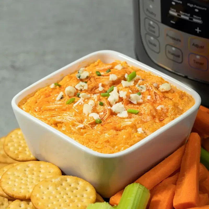 Instant Pot Buffalo Chicken Dip Recipe